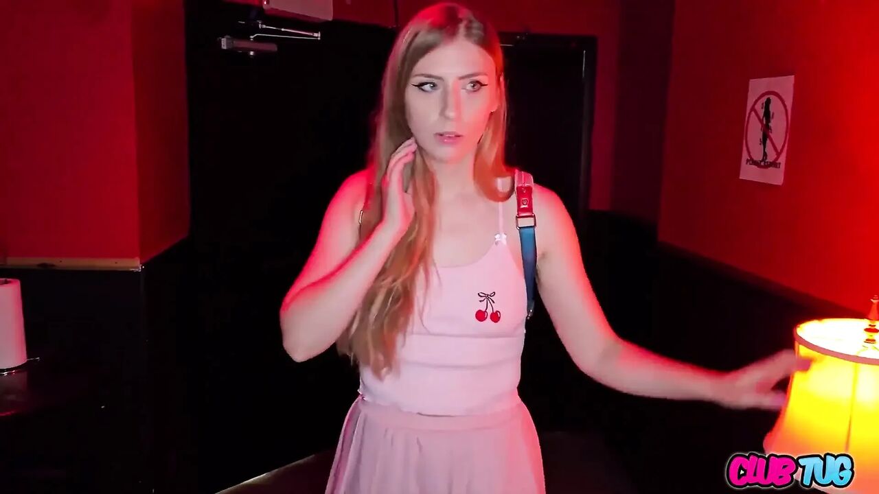 Innocent Winter Flynn Jerks in Adult Theater!