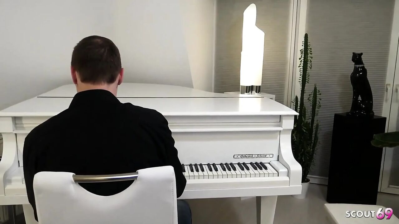 German Nymphomaniac Curvy BBW Girl Nicky with Natural Saggy Tits Get First MMF 3some Fuck