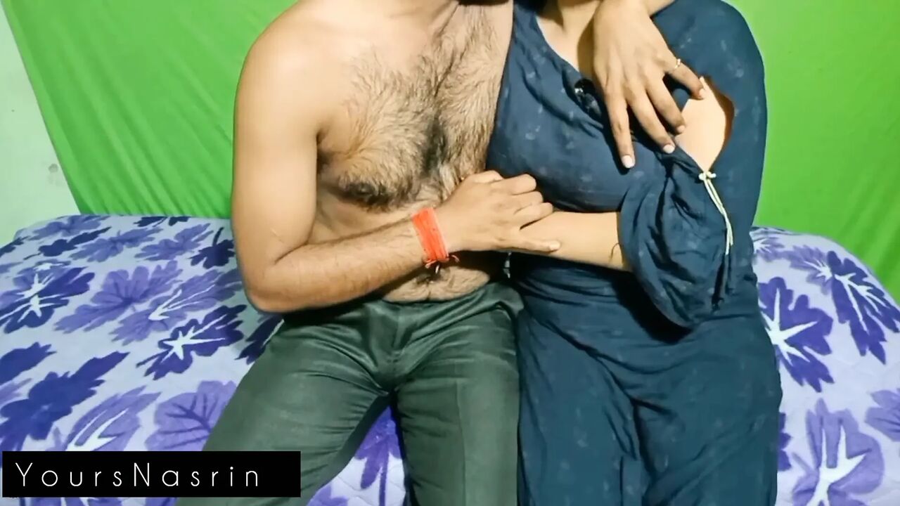 Naughty Bhabi Fucked With Her Debor On Bed .