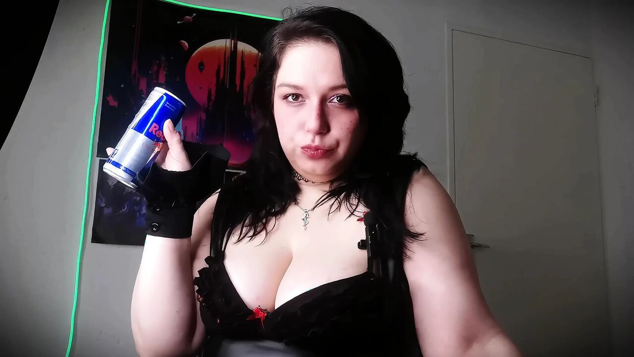 Alt Girl Burping Asmr Red Bull & Whispering (burp Fetish)