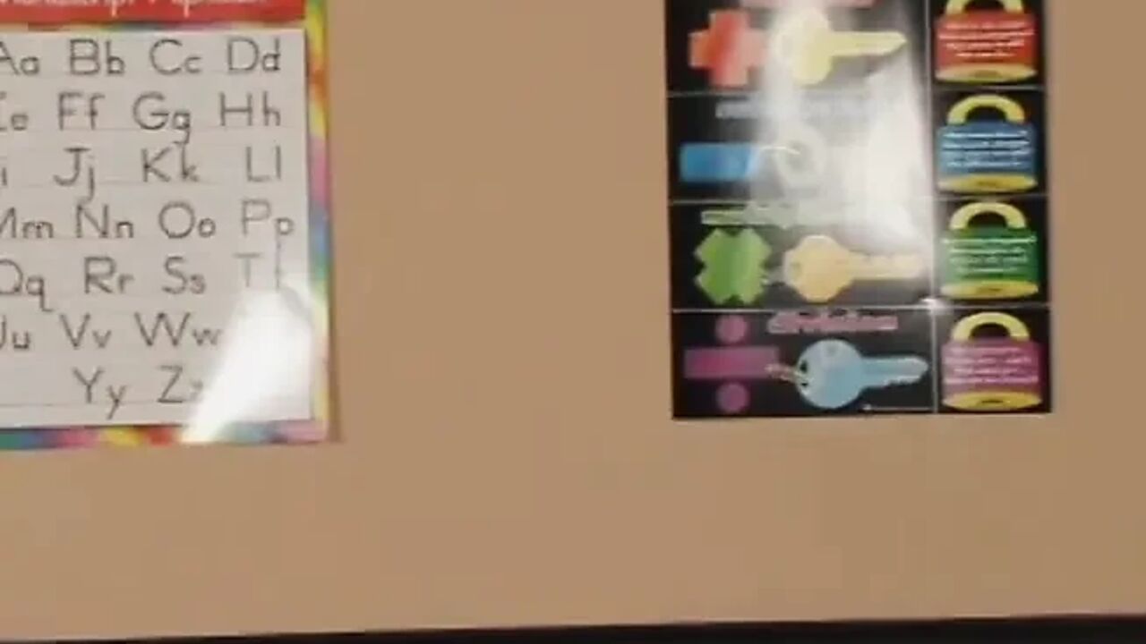 Me and my teacher in classroom