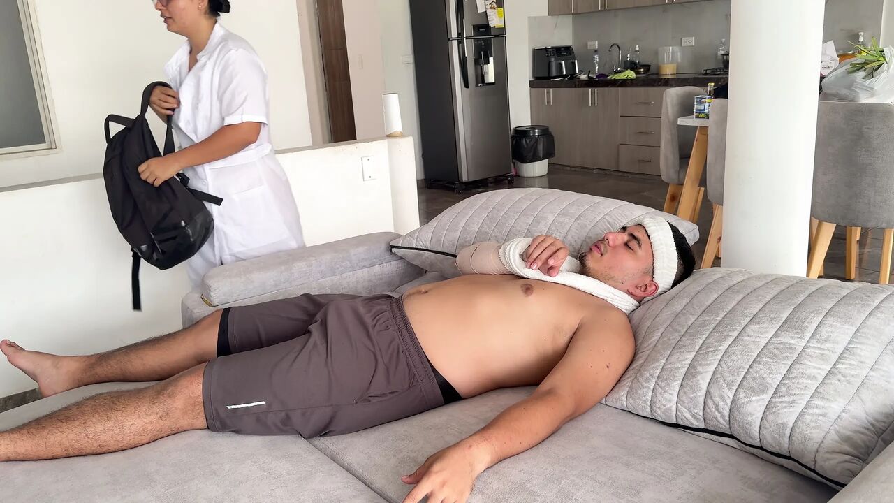 NURSE ON DUTY, IT'S YOUR TURN! BIG ASS HORNY MILF