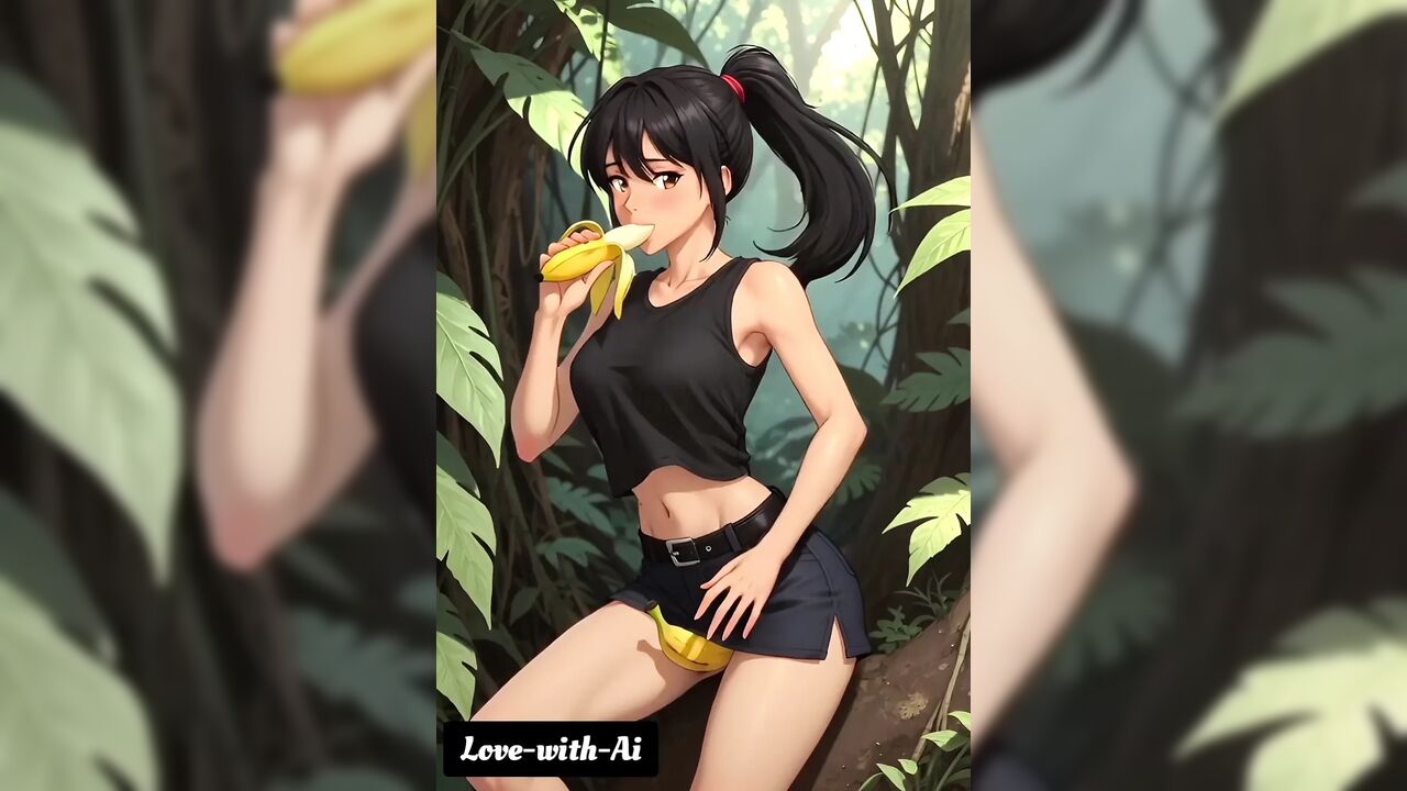 Hentai 2026 ! banana jungle , beautiful student compile .