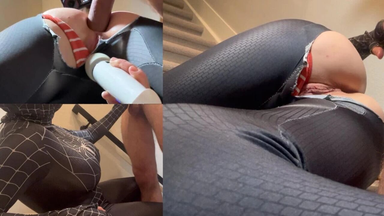 Black Spider Girl Anal Creampie Reveals Her Nasty Secret. Anal Destroyed by Big 8inch Dick