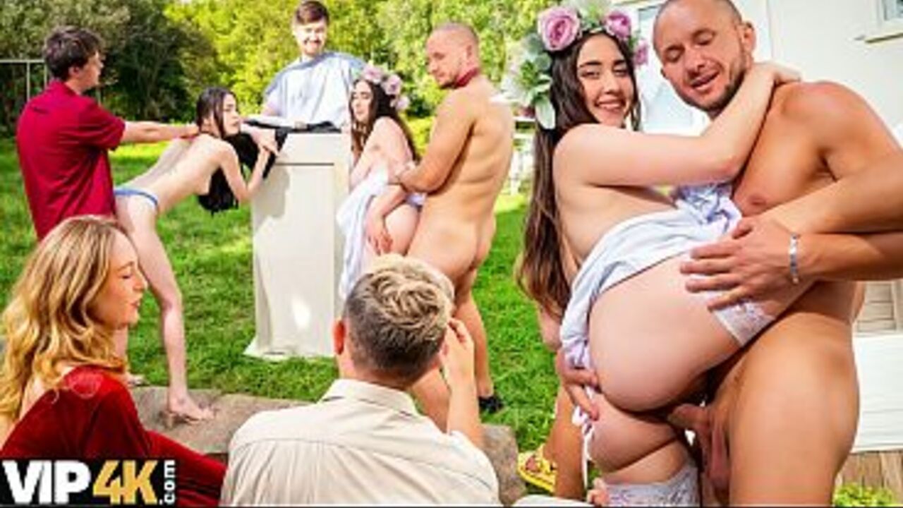 BRIDE4K. The secret to a Happy Marriage is the Bride's Big Natural Tits