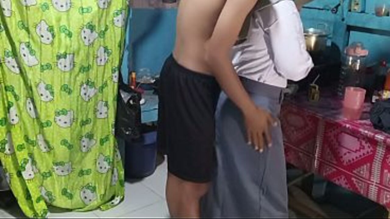 Fucking my sister-in-law in the kitchen, when she was about to go to school
