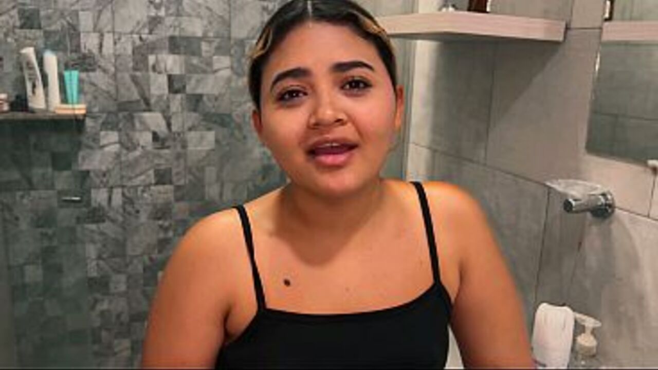 Insecure stepsister over her small breasts ends up having sex with her stepbrother