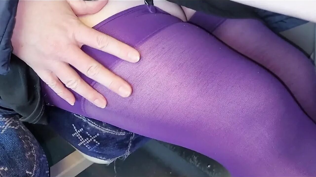 Touching stockings compliation