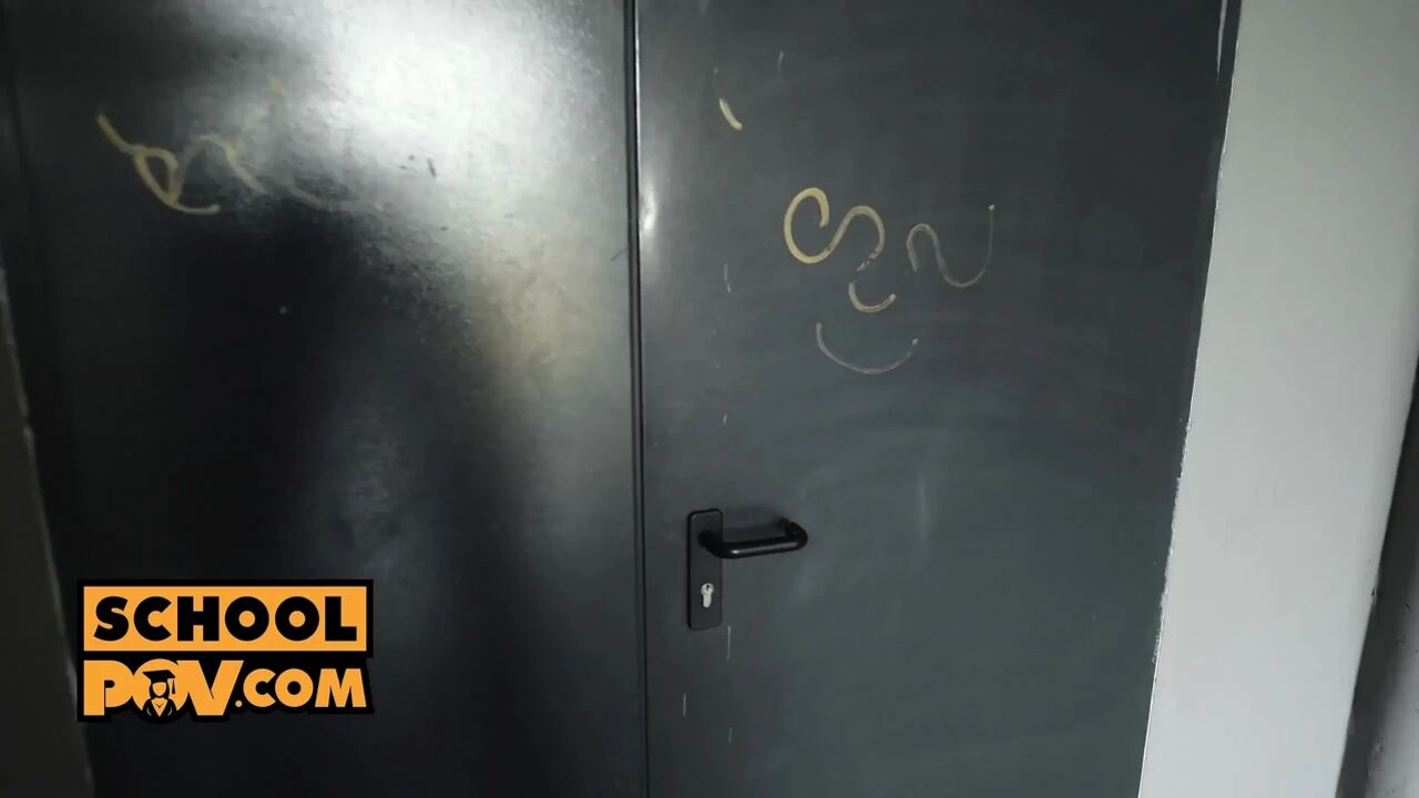 POV - Cum sucking student Zazie Skymm is an anal slut