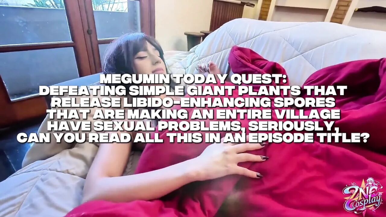 Zne Cosplay - Megumin From Konosuba Ft. Waifusjuice & Qrozne