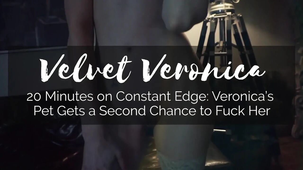 20 minutes on constant edge then back in chastity. Can he last?