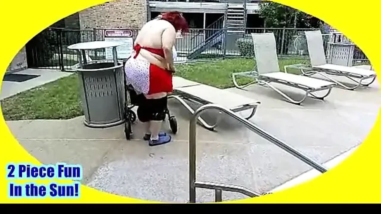 Nurse Vicki Wears New 2 Piece and Has Fun in the Sun Part 1