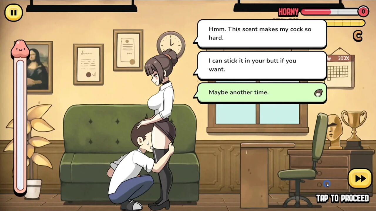 Hentai Game - Problematic Student - Detention LVL 1 - - Erotic Teacher