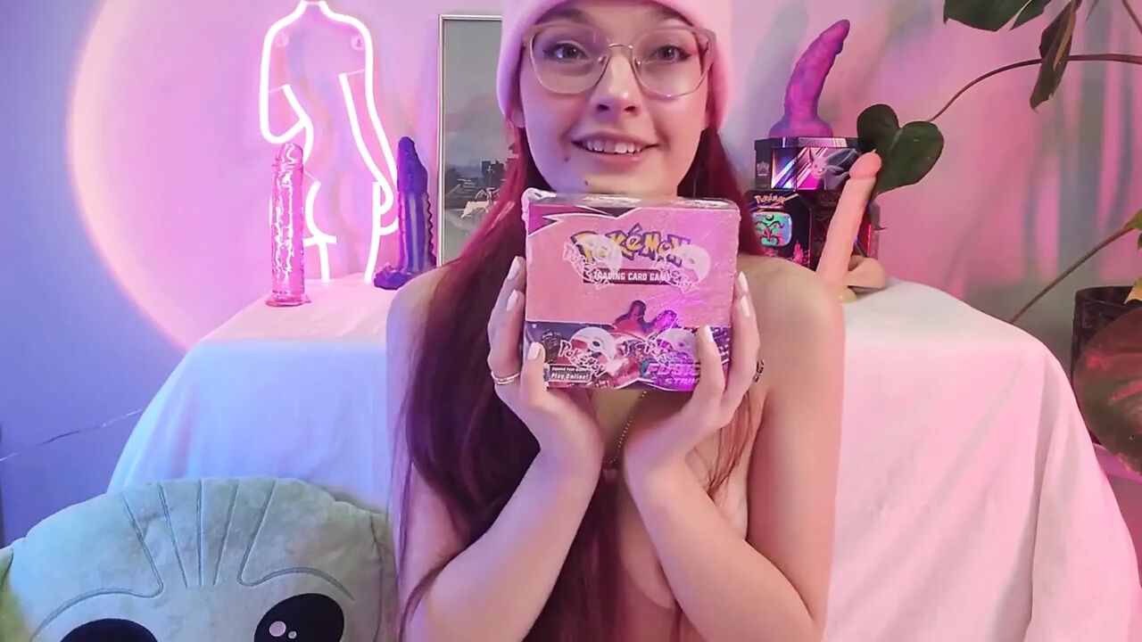 Boobs and Game Card Pulls Topless