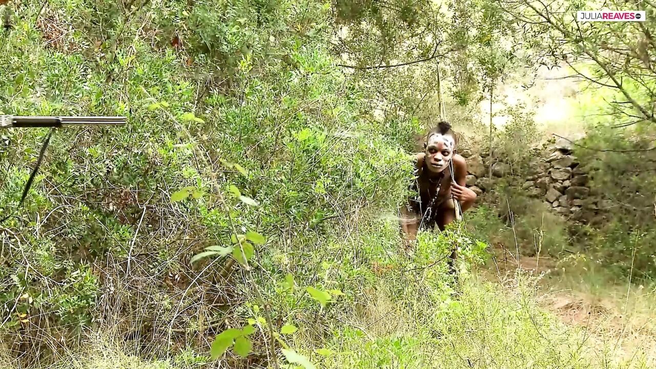 The wild woman in the jungle lets me live when I fuck with her