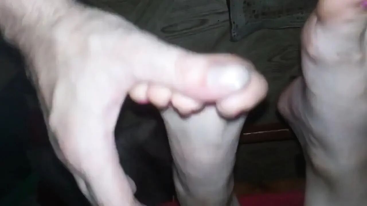 Part_1 Cute Neighbor Knows My Foot Fetish and Offered Me a Footjob to Let Her Play Video Games