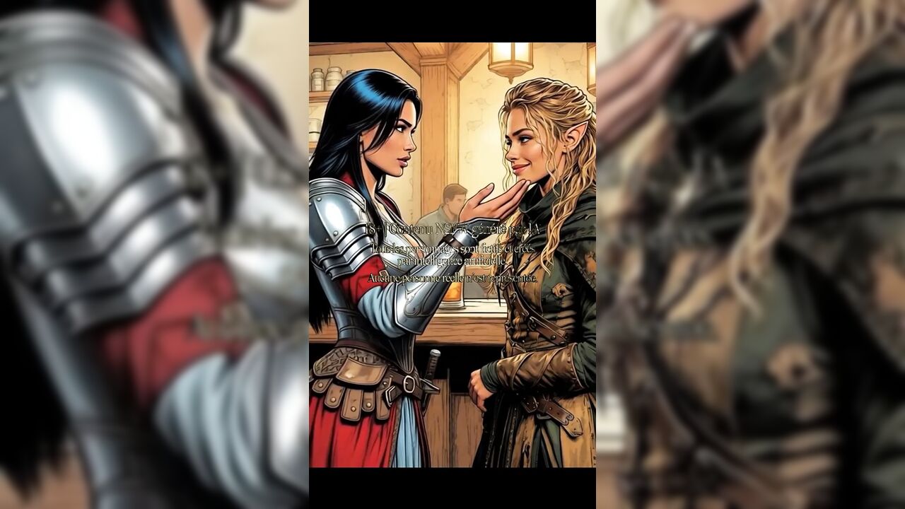 ErosQuest - Arya the Mercenary - Sapphic Pleasures - AI Content