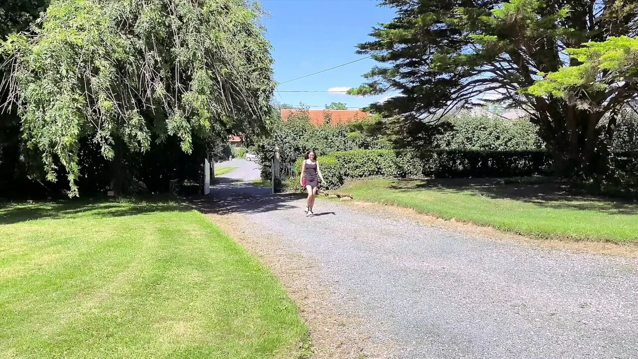 She Bangs an Old Man in Front of Her Boyfriend