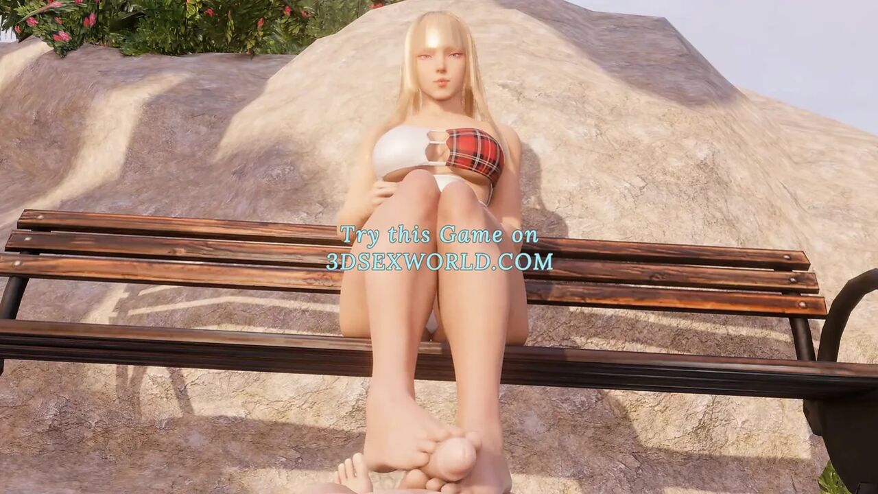 Public Beach Anal Sex with Busty Blonde Lili (HQ Realistic Sexgame) 60 Fps