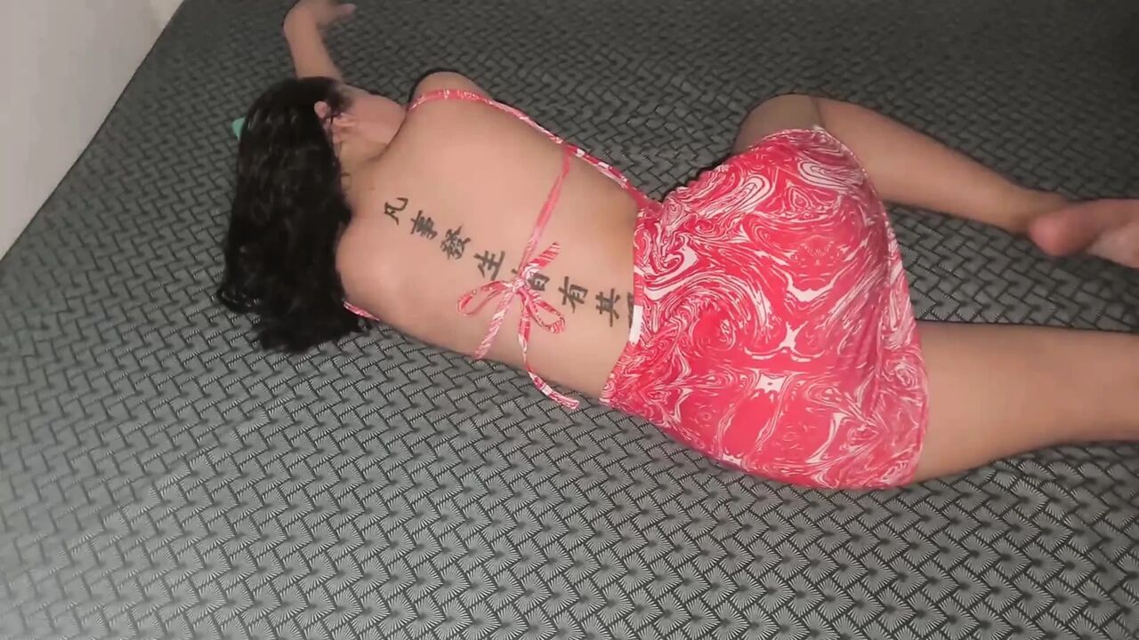 Sexy brunette girl with big tits rides big cock in POV while he fingers her pussy