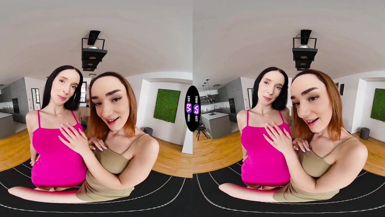 Two Horny Girls Fuck Each Other While Lucky Dude Watches - TmwVRnet