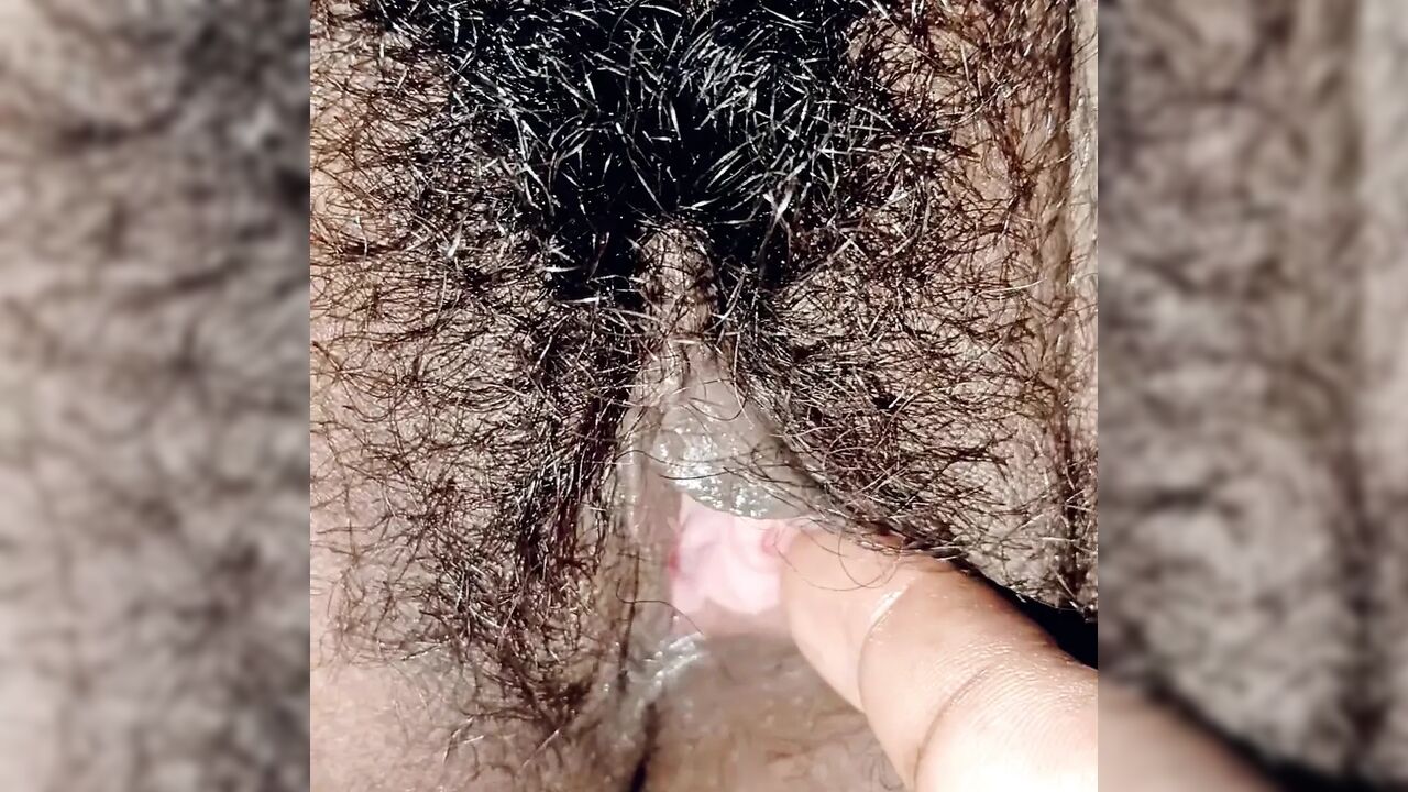My showing white inside by fingering