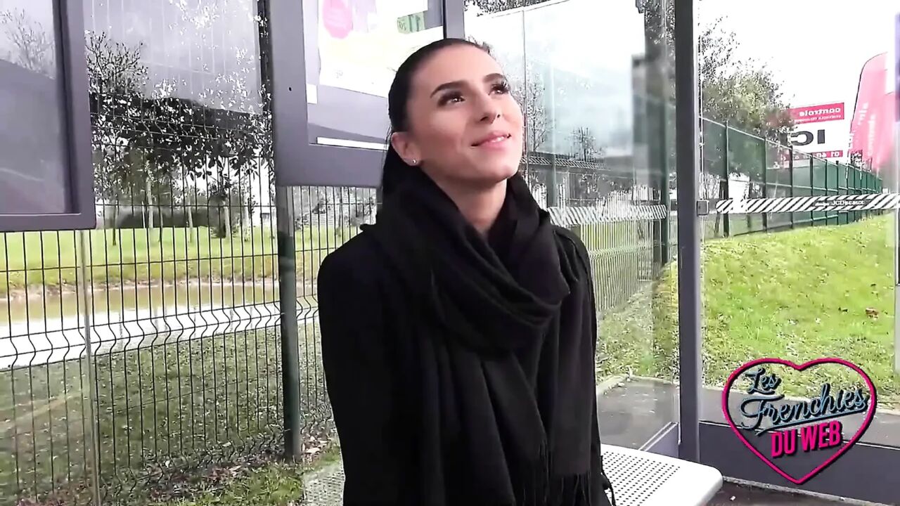 Nelly, a Naughty Brunette Who Shows off and Gets Fucked on a Bus
