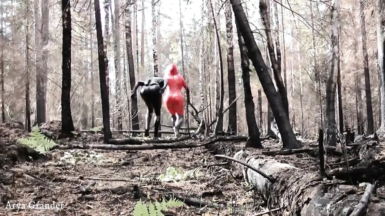 Latex Rubber Humiliation Outdoor