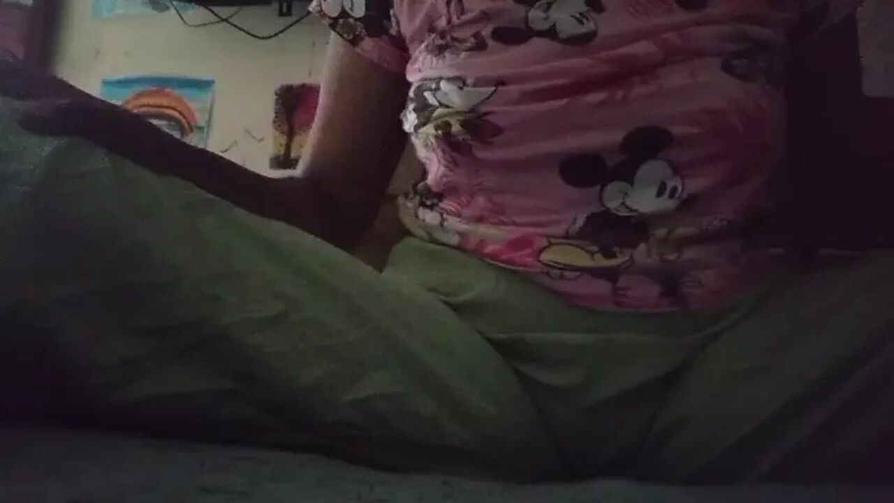 Indian Anne Musterbation in Night in Her Bed love lust wet pussy and big natural Boobs