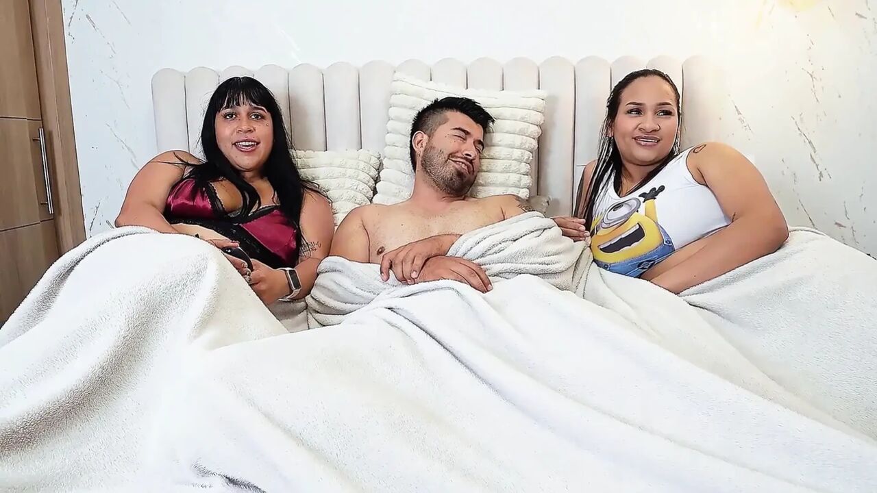 My Gay Friend Ends up Having a Threesome with My Friend and Me Filling My Tits with His Milk