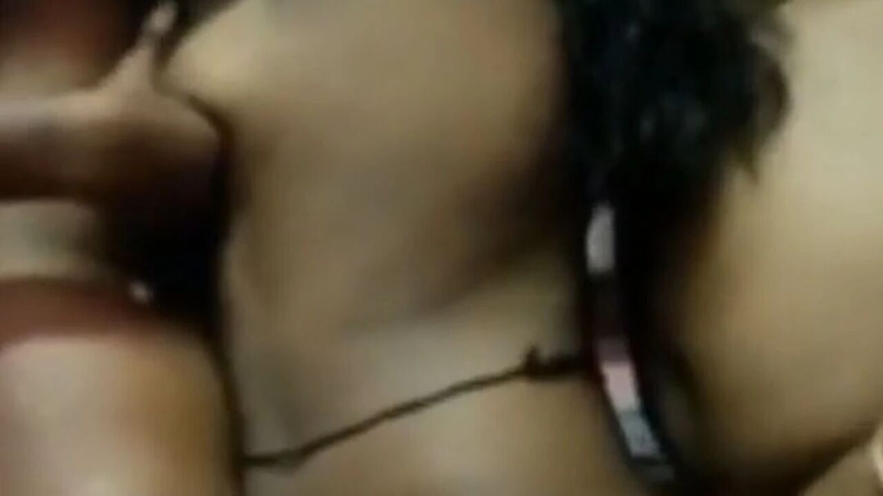 Desi Tamil Housewife's Real Threesome Cuckold: Seduces Ex-lover & Rubs Big Black Ass with Nipples Teased - Indianhotwifex
