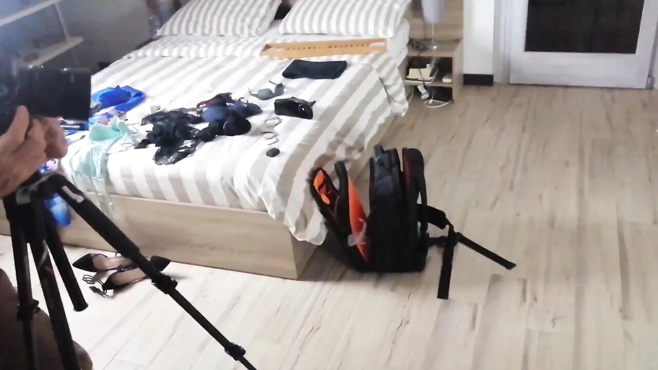 Backstage of Amateur Foot Fetish Model