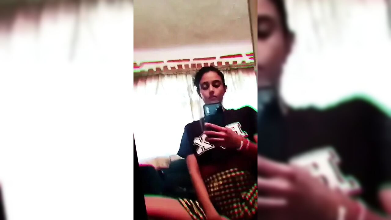 Masturbating