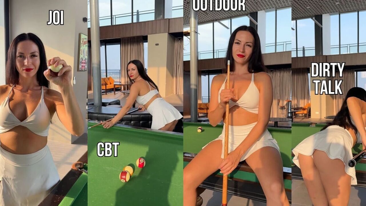 JOI, CBT While Playing Billiard