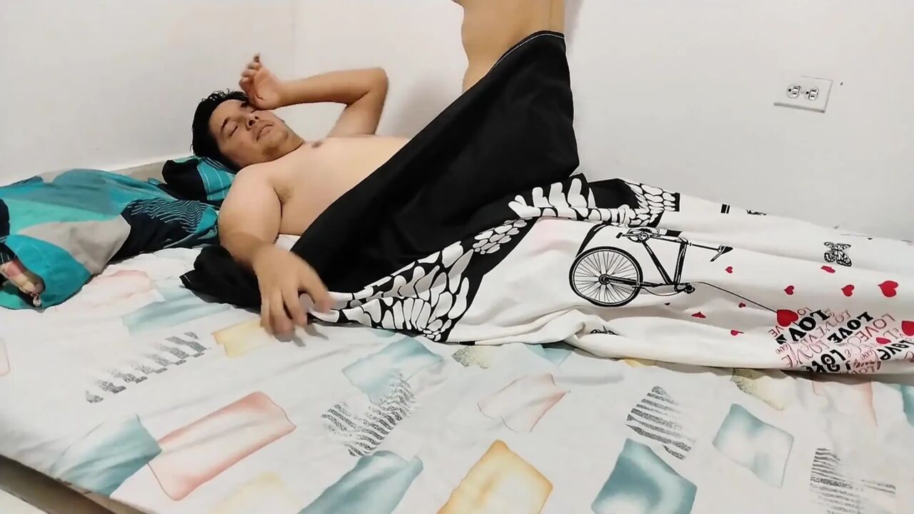Mature Woman with Pink Hair Sucks Cock and Rides of a Married Man