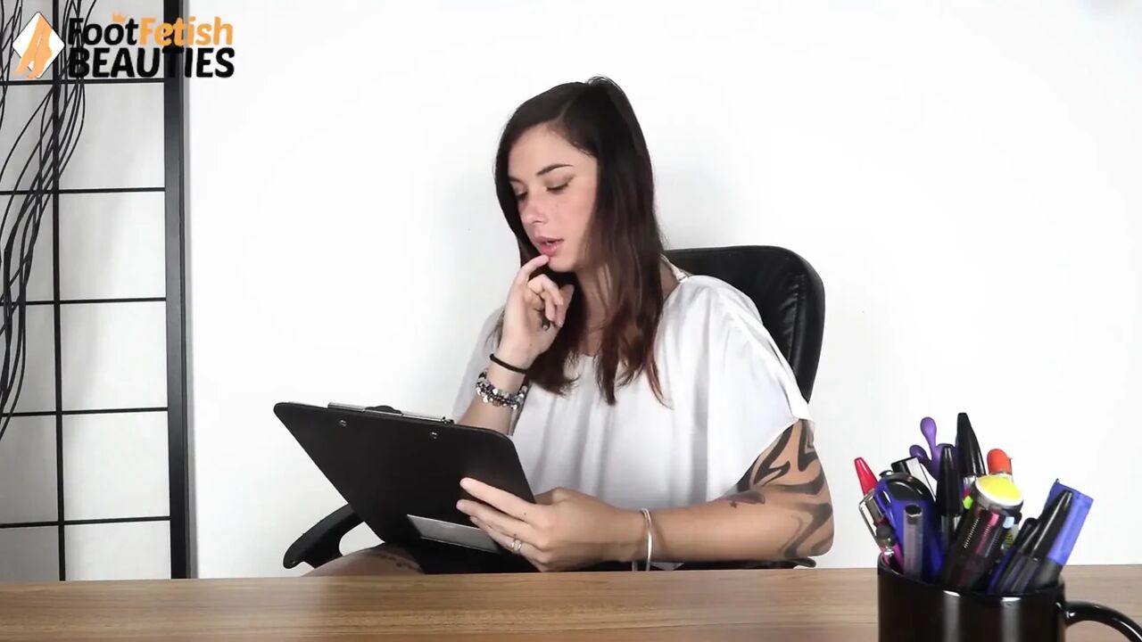 Naughty Professor Teaches Her Student How to Worship Delectable Feet