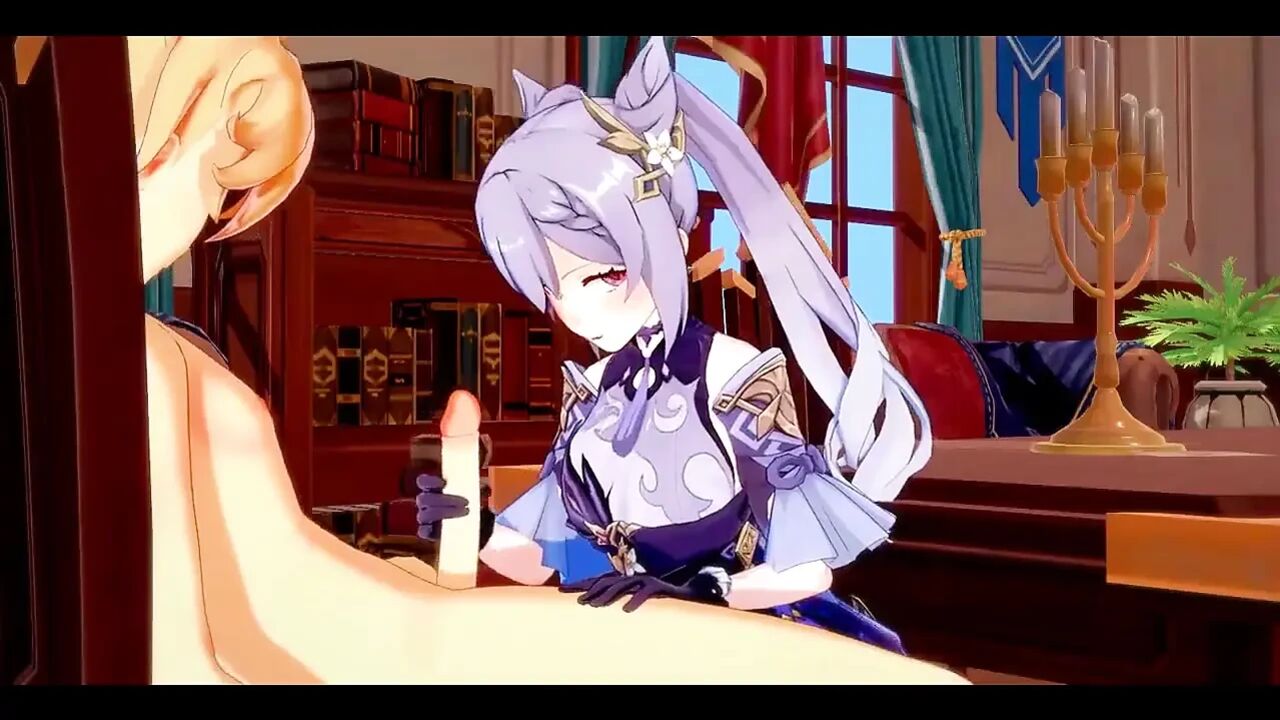 Genshin Impact Hentai - Aether X Ganyu Handjoob and Fucked - Japanese Asian Manga Anime Game Porn