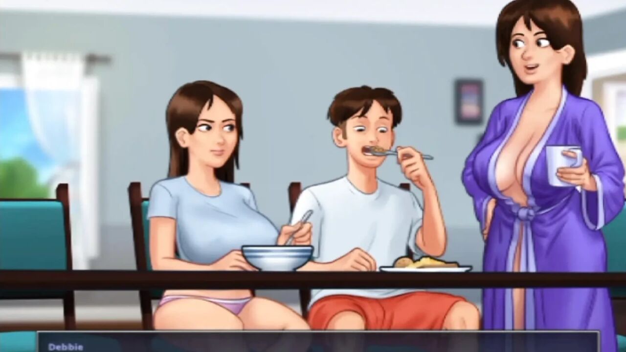 Summertime saga5. I fucked my stepsister while she is taking bath .