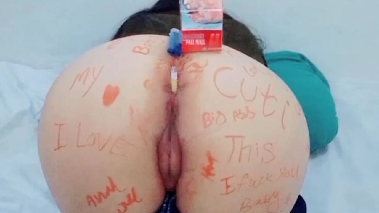 My cute big ass hole smoking fuck, I Love smoking and my big tight gand