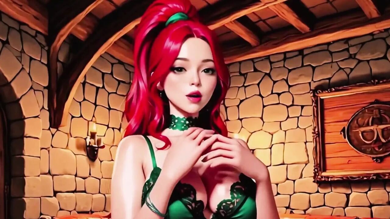 fucking a hot red head girl - AI porn