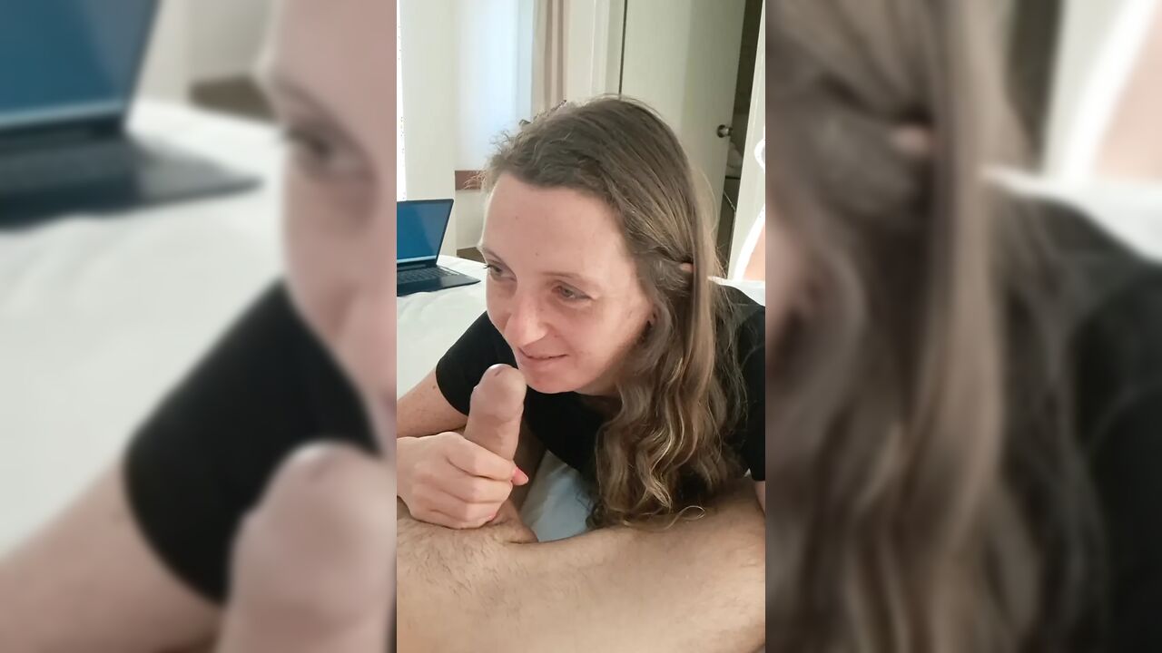 I Suck Him From Soft to 9 Inches, His Cock Is so Big!