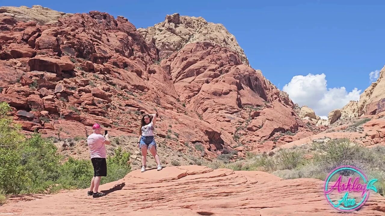 Behind the Scenes Photo Shoot - Ashley at Red Rock Canyon