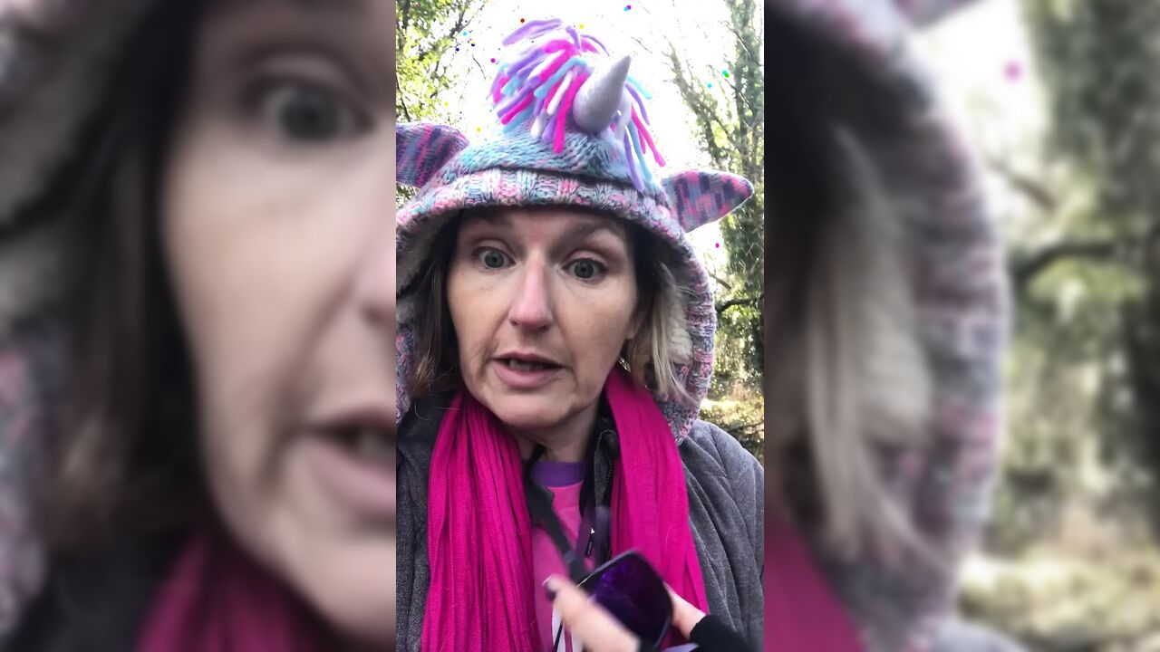 It’s Rather Nippy Out! Playing with My Boobs and Bush During a Freezing Walk in the Woods!