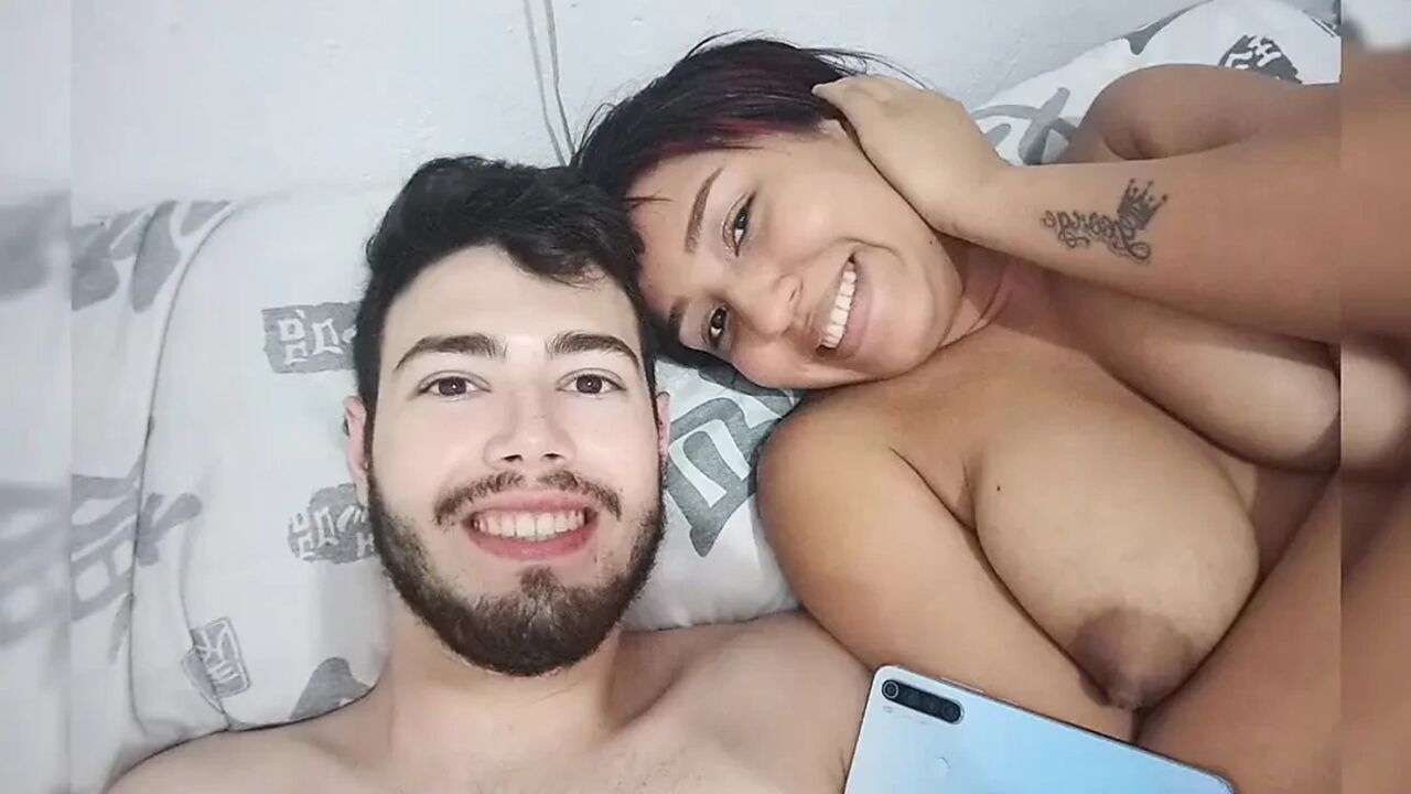 18 year old brunette big saggy tits from New York United States fucking her stepbrother's big dick part 20