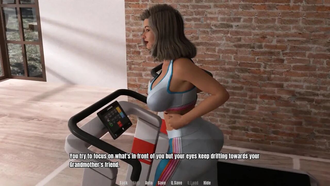 Grandma's house: granny exercises in yoga pants ep.49