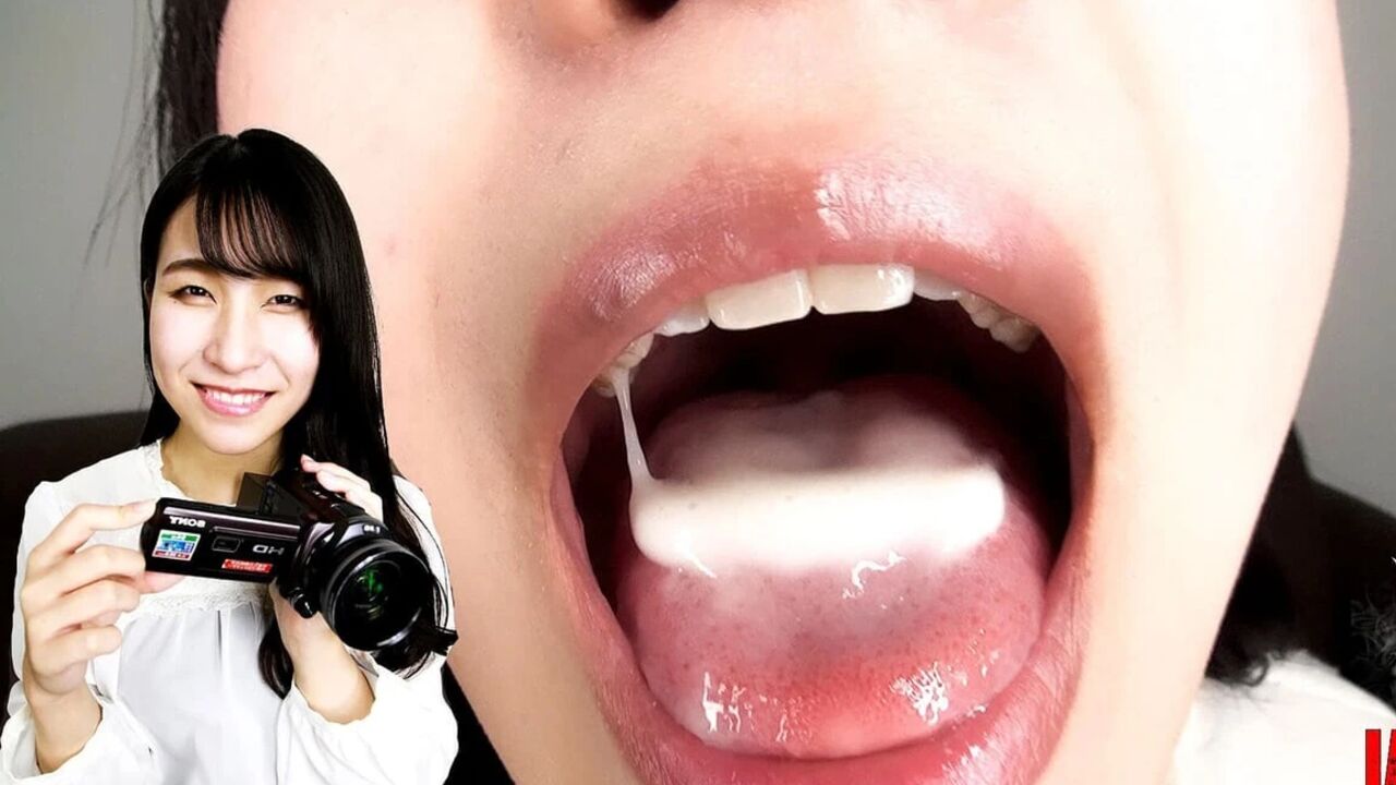 Misaki's Intimate Oral Exploration: an Amateur's POV Selfie