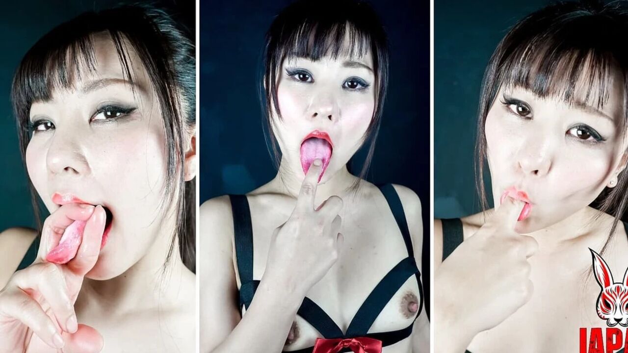 Yuika Licking Her Fingers Like Your Cock - POV