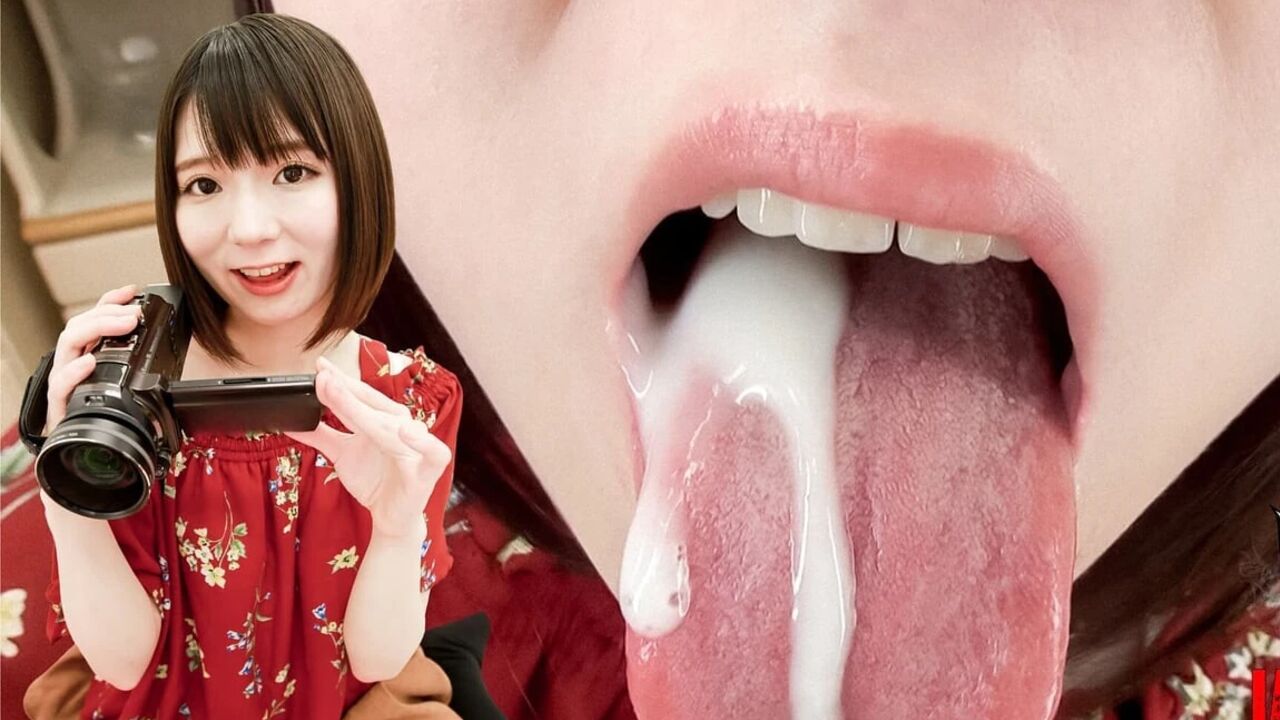 Mio Shinozaki's Sensual Tongue Play