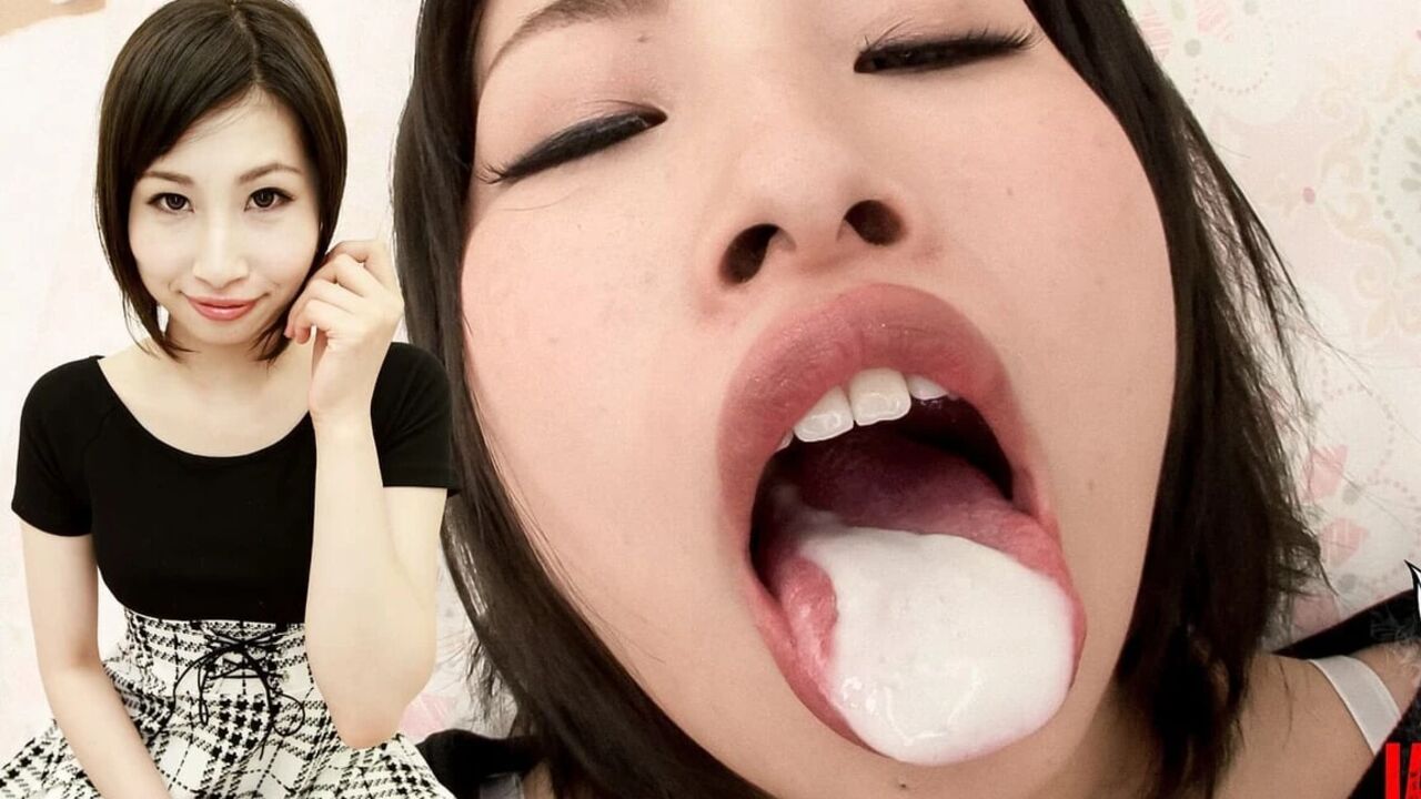 Yua Hidaka's Sensual Tongue Cleaning and Blowjob
