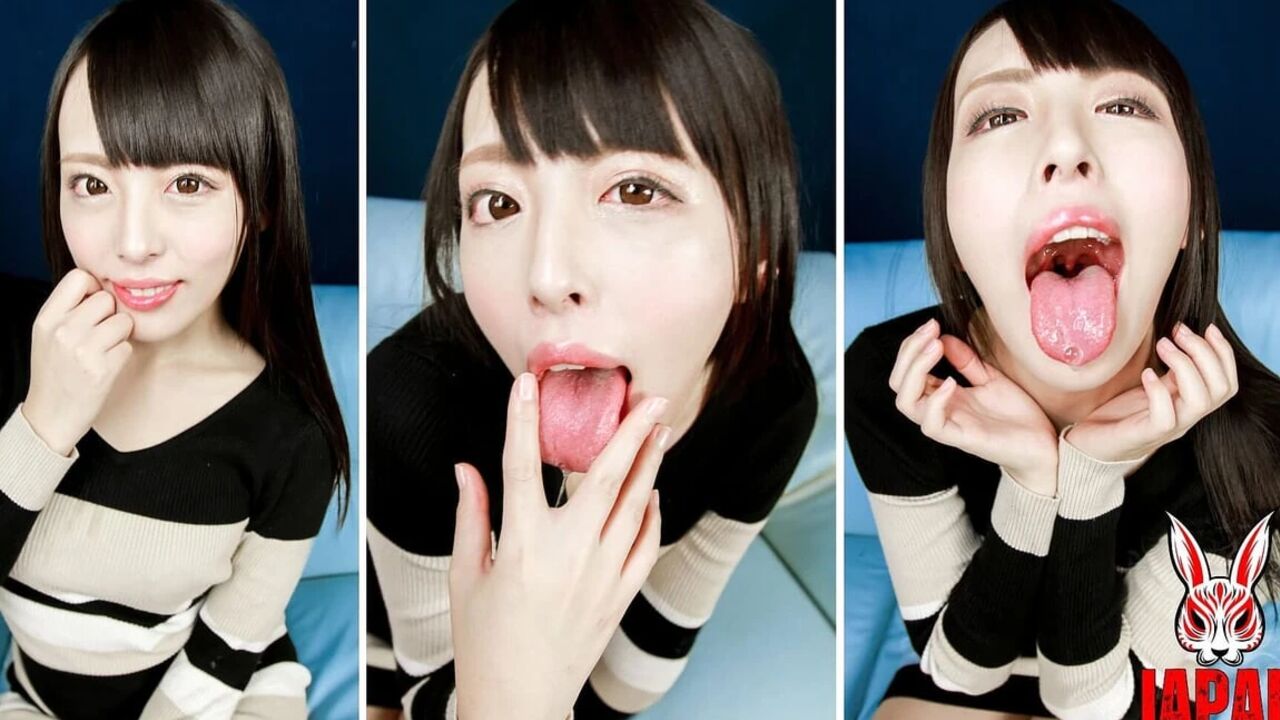 Ikumi Kuroki's Femdom Finger Fucking in Her Throat: Saliva Symphony